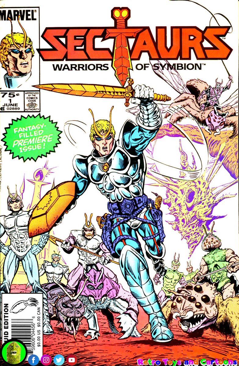 Sectaurs Warriors of Symbion | No.1 June 1985 | Retro Toys and Cartoons