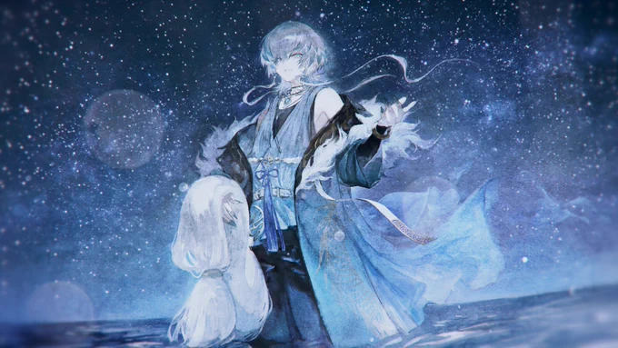 【MV制作】ネオポルテ所属鱗水スイ(  )さんの「天体観測」オリジナルMV担当しました〜!よろしくお願いします#歌い手さんMIX師さん絵師さん動画師さんとPさん繋がりたい #Vtuberさんと繋がりたい#鱗水スイ #スイ僕画  