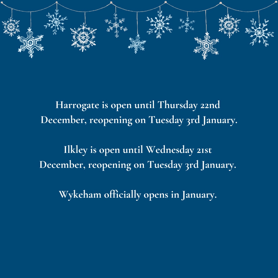 TheHearingSuite's tweet photo. Our festive opening times 2022.

#Harrogate #harrogatindies #harrogatelife #harrogatebusiness #ilkley #ilkleylife #yorkshire #yorkshirebusiness #health #healthcare #hearing #hearingaids #hearingloss #hearingaid #audiology #audiologist https://t.co/a9v1i8Us3y