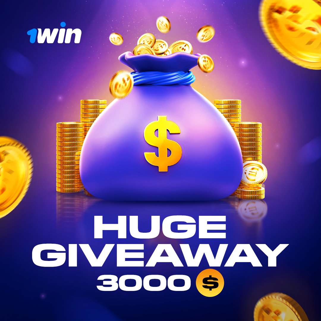 💰$3.000 GIVEAWAY 💰

✅Rules:

1. Follow <a href="/1winPro/">1win</a>📲
2. Like💙and RT🔁
3. Tag 3 friends 👥
4. Register on <a href="/1winPro/">1win</a> and leave your 1win ID in comments👇

2️⃣0️⃣0️⃣ WINNERS
🗓Results: December 26

🔗cutt.ly/60SVReo | #1win | #Giveaways | #Giveaway | #PrizePicks