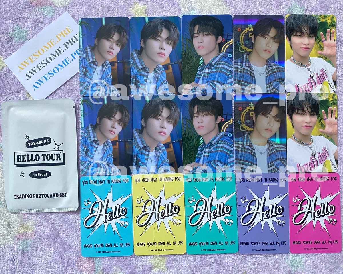 awesome_pre's tweet photo. พร้อมส่ง‼️ การ์ด trading hello tour

✿ โยชิ
✿ จุนกยู
✿ อาซาฮิ
✿ จองอู
✨เมมละ 470฿✨

• ครบเซ็ท 5 ใบได้แบบไม่ต้องลุ้นสุ่ม 

📮ราคารวมส่ง
✔️รับผ่อน/wallet
#ตลาดนัดเด็กสมบัติ #ตลาดนัดเทรเชอร์ #ตลาดนัดtreasure https://t.co/2xtC8Q7M3b
