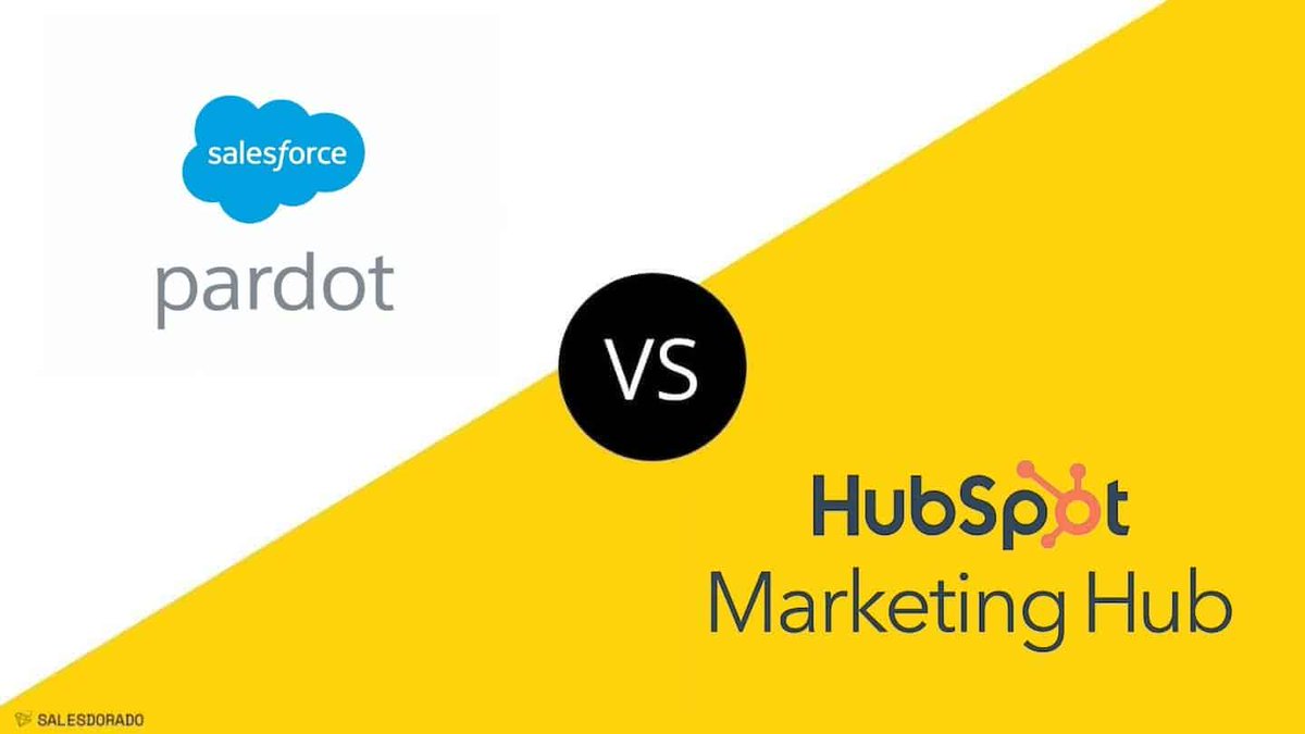 La pépite du jour! :) Pardot VS Hubspot - salesdorado.com/es/crm/pardot-…
