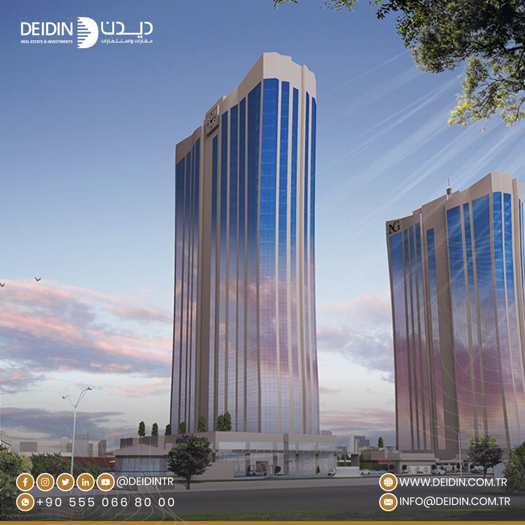 Deidintr's tweet photo. #مشروع_عقاري 🏢 الفخامة والتصميم المعاصر والموقع المركزي 👌
#تملّك🏠 #استثمر💯#الجنسية_التركية 🇹🇷
✅مشروع الفخامة والتصميم المعاصر والموقع المركزي عند نقطة تقاطع الطرق السريعة Basın Ekspres مع TEM في إسطنبول.
يتكون من برج سكني  26 طابقاً، وبرج فندقي عالمي من فئة الخمس نجوم 
#ديدن https://t.co/2XAyDDV5T5