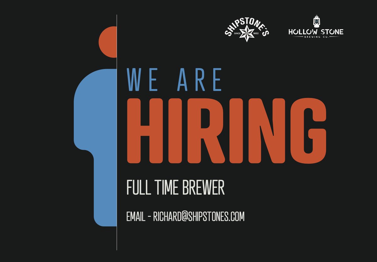 We are on the hunt for a new brewer to join our microbrewery. A 10 Barrel plant doing 2-3 brews a week. If you have brewing experience then please get in touch. #breweryjobs #hiring #nottinghamjobs #brewer #jobvacancy #jobssearch