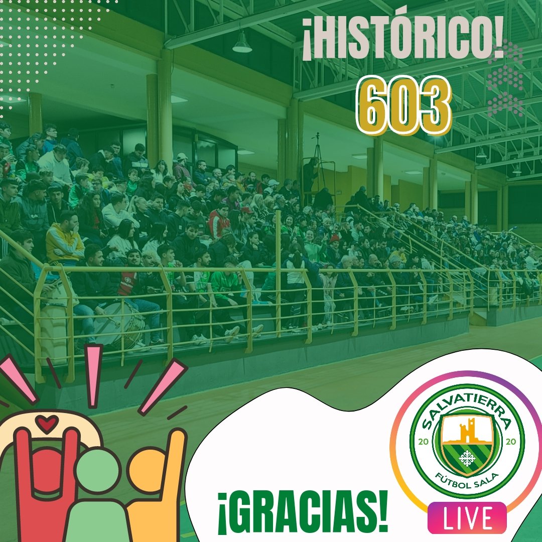 SalvatierraCd's tweet photo. 👏¡𝐆𝐑𝐀𝐂𝐈𝐀𝐒! 💚 Lo del Sábado fue inolvidable y ya queda para la historia 💪 sólo podemos daros 603 veces las gracias a todos por ser nuestras piernas cuando la fuerzas flaqueaban 🫶 nos quedan más tardes para disfrutar juntos ¡VIVA CALZADA! 💚💚💚 https://t.co/obPXi79kCs