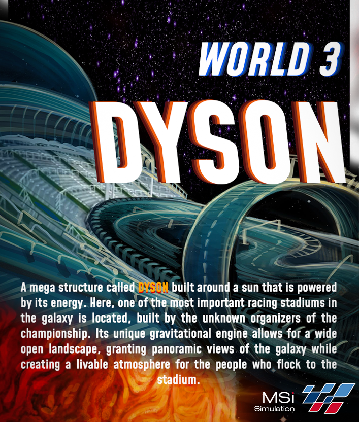 Here we show a concept of the map nº3

We are still on Kickstarter, help and share this project to make it a reality!

kck.st/3uHY97P

#unity3d #IndieDev #Kickstarter #UniverseGalacticRacing #Racing #IndieGame #Steam #Switch #Playstation #Xbox #GamesFromSpainHere