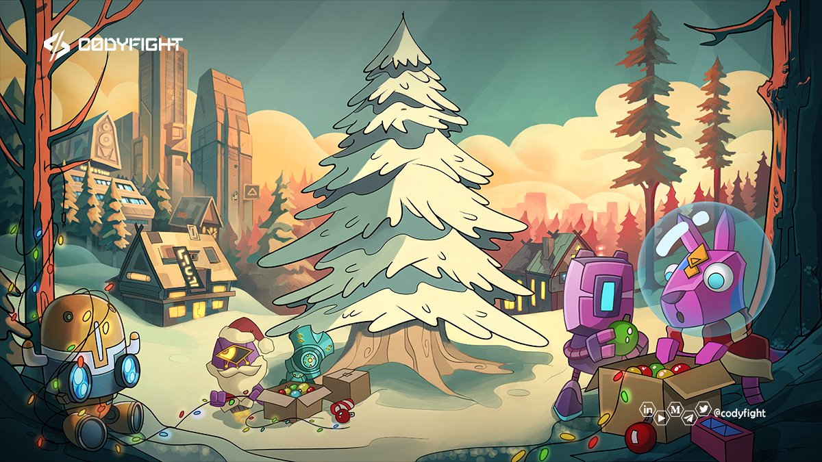 codyfight's tweet photo. 🎄 Xmas adventure is here 🎄

Our goal is to decorate the best tree in the galaxy! 🌌

We will be counting on the help of our friends @Dequest_io &amp; @polychainmon, as well as our community 🚀

Participate and wait for the gifts from our Santa Bot! 🎅

👉 https://t.co/fvTY4OdEvy https://t.co/68B4uHGp8y