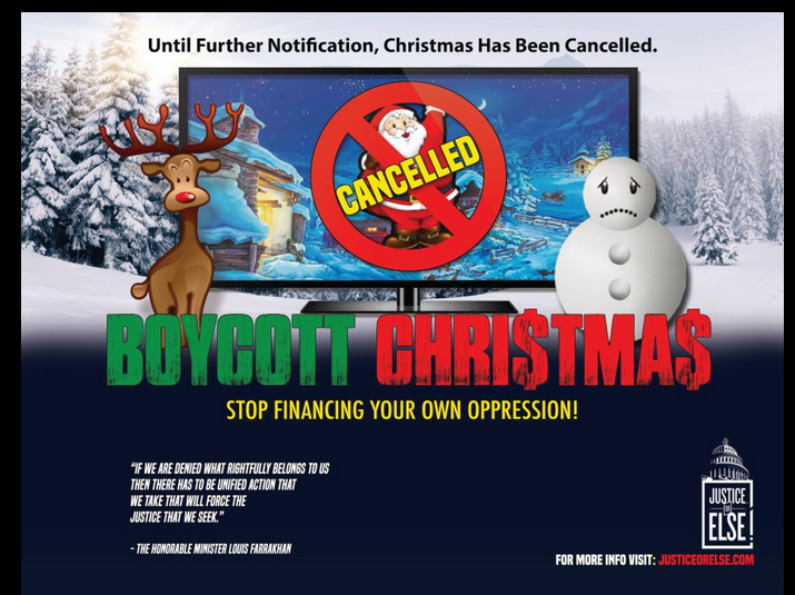 Renata564's tweet photo. "If we are denied what rightfully belongs to us then there has to be unified action that we take that will force the justice that we seek." 
~The Honorable Minister @LouisFarrakhan

#UpWithJesus #DownWithSanta #HoldOurDollars
#RedistributeThePain #EconomicWithdrawal https://t.co/acXKn4IuMD