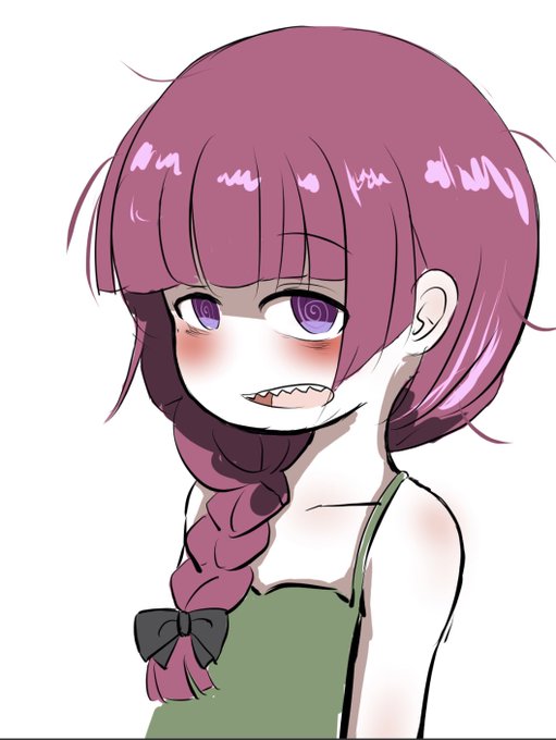 ぐるぐるおめめが刺さったもんで… 