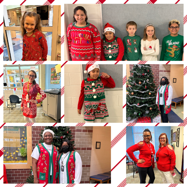 HillpointHusky's tweet photo. Day 11: Ugly Christmas sweaters! #somewerenotugly #beautifulchristmassweaters #12daysofholidayfunandlearning
#HPLeadersofthePACK
#BuildingtheBestSPS https://t.co/KVHwSgWSTd
