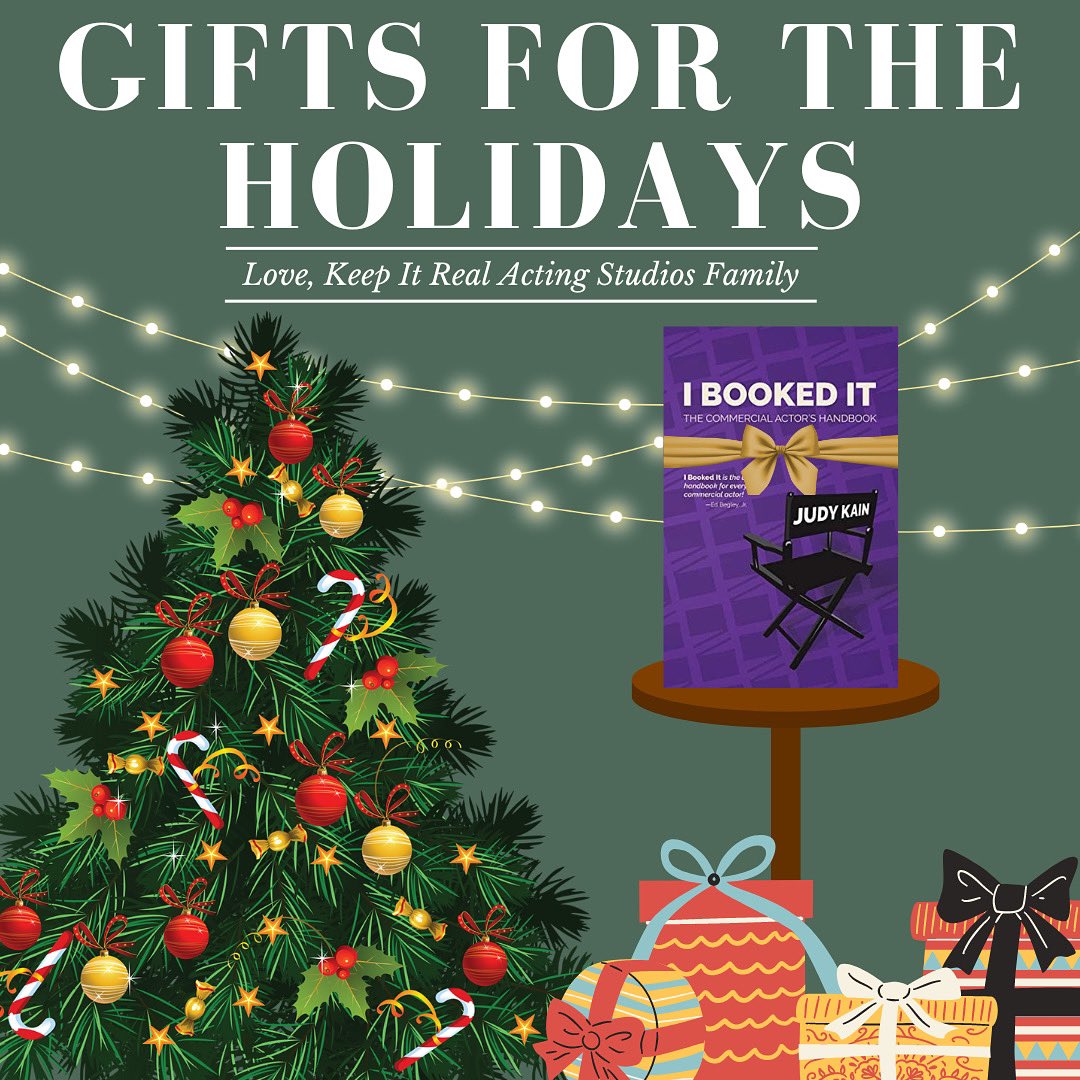 KeepItRealActin's tweet photo. Need help with a gift idea? You can’t go wrong with a book! Especially if you have a friend or family member in the acting biz! Available on Amazon.
#GiftIdea #IBookedIt #KIRA #Acting https://t.co/uAb17wyMjq