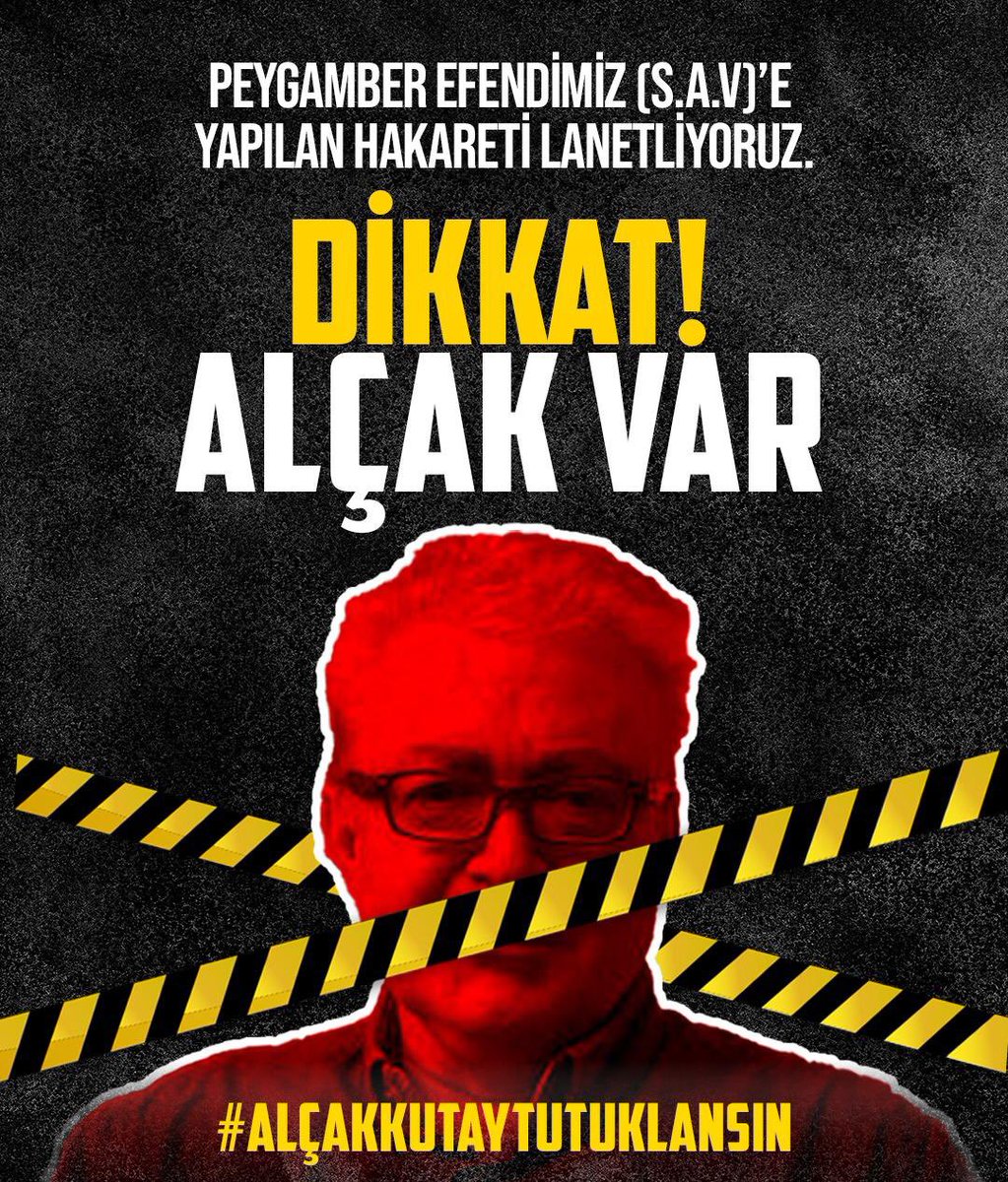 Peygamber sav’e hakaret edecek kadar küstahça tavırlar içine giren, bu ALÇAK cezalandırılsın

“Peygamber, Mü’minlere kendi canlarından daha önce gelir…” (Ahzab, 6)
#ALÇAKKUTAYTUTUKLANSIN