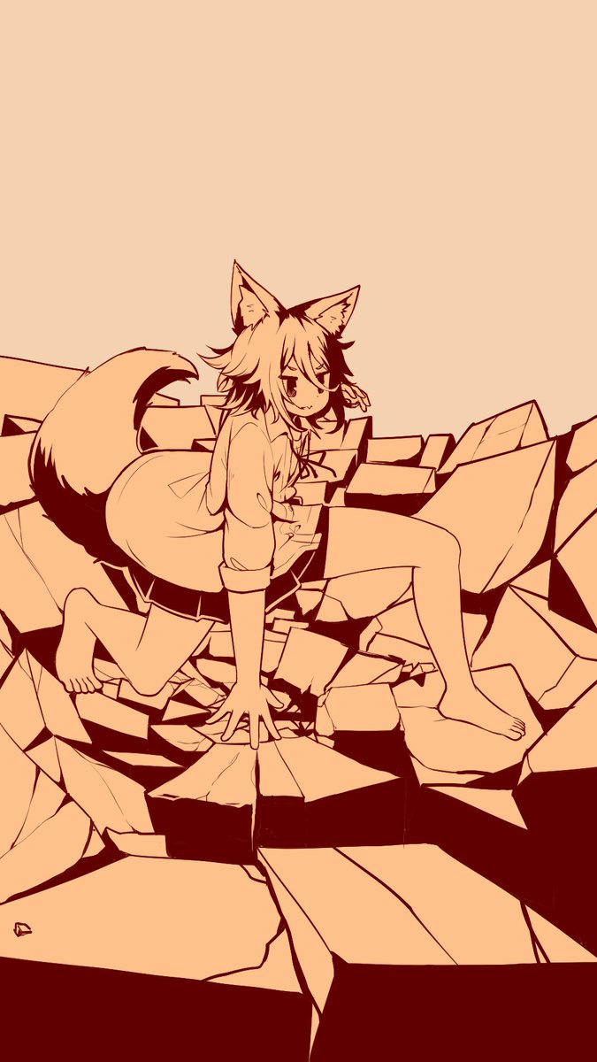 「スーパーヒーロー着地ウルちゃん#毎日お絵かき練習共有 」|山丸にき@Skeb依頼募集中のイラスト