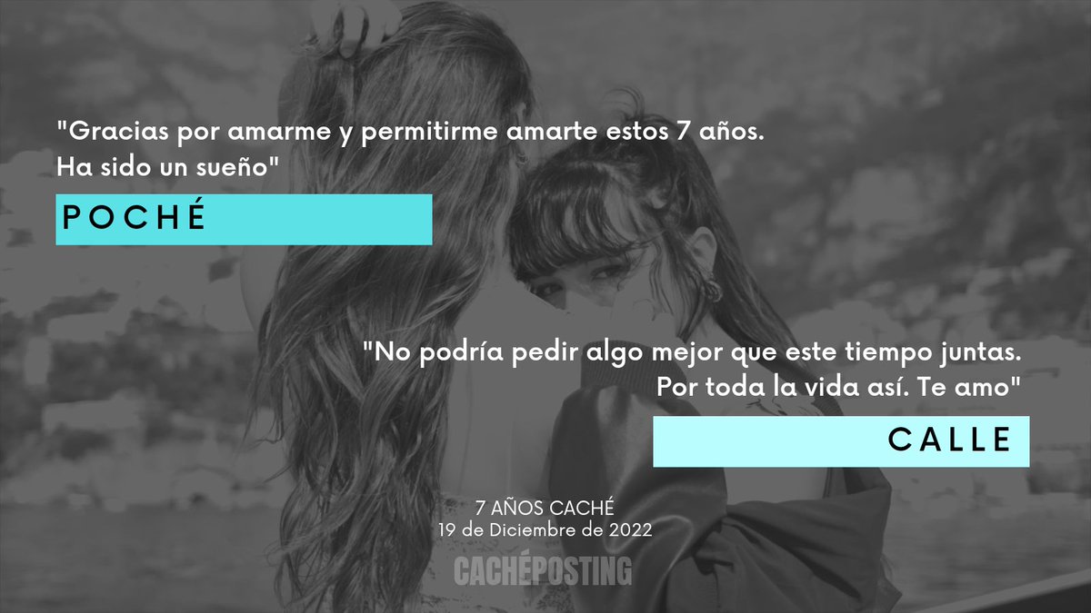 cacheposting's tweet image. 7 AÑOS CACHÉ