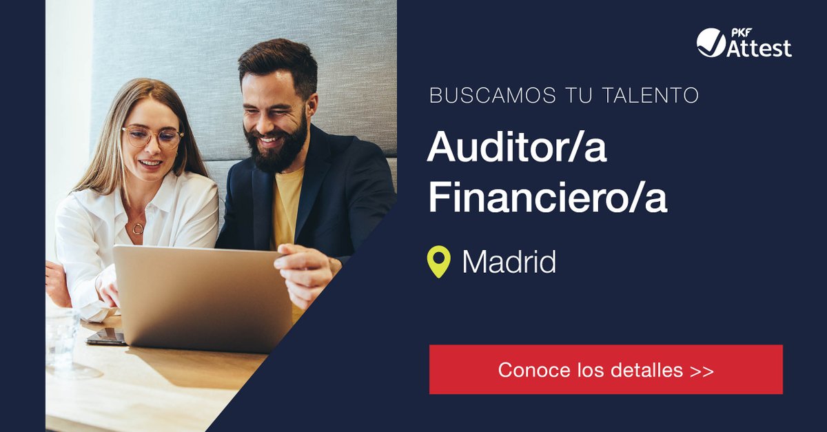 📢¿Tienes entre 1-3 años de experiencia en Auditoría y Consultoría Económica? En PKF Attest ampliamos equipo y buscamos auditores/as financieros en Madrid 📍

Puedes ver todos los detalles de la oferta e inscribirte aquí lnkd.in/dTEqYeiN 📩