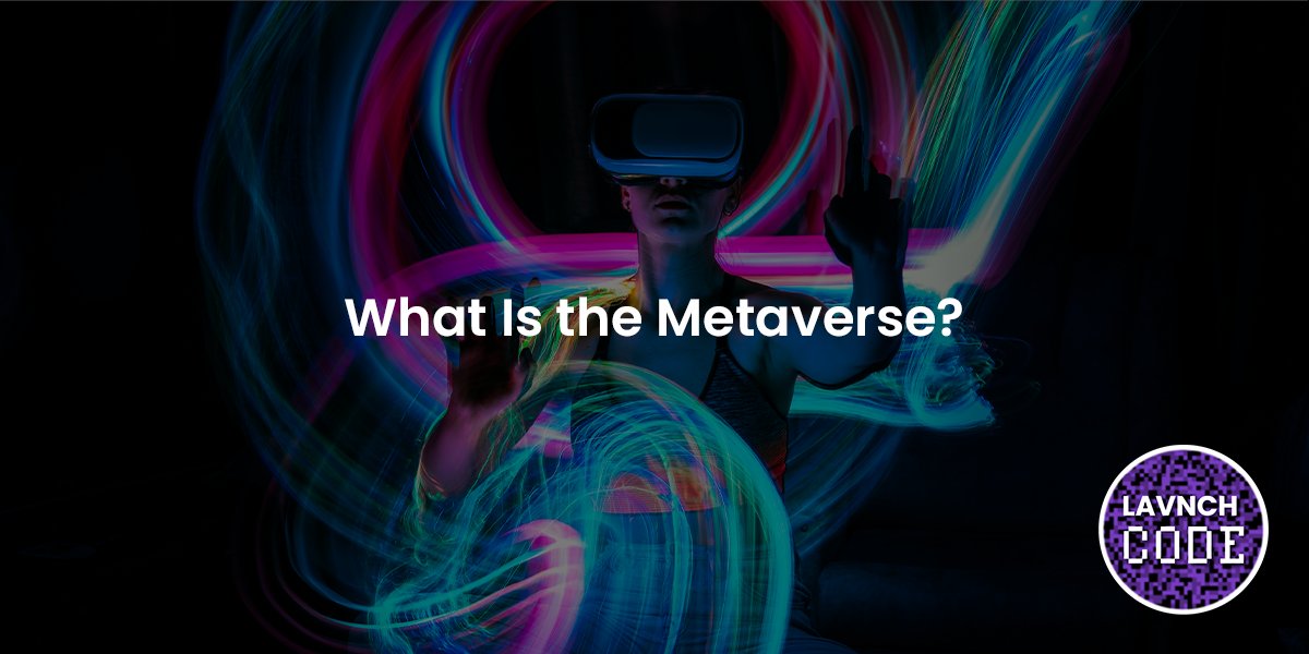 LAVNCH CODE (@lavnchcode) on Twitter photo The metaverse is a tech buzzword that almost everybody has heard, but what actually is it? Another version of the Internet? A virtual reality game? Explore the metaverse below!
<a href="/Ed3DAO/">Ed3DAO</a> <a href="/VritiSaraf/">Vriti Saraf π 3.0</a> <a href="/OVRtheReality/">Over the Reality π</a> <a href="/steven_king/">Steven King</a> #AVtweeps #AV #Metaverse #MR lavnch.com/lavnchcode/whaβ¦ The metaverse is a tech buzzword that almost everybody has heard, but what actually is it? Another version of the Internet? A virtual reality game? Explore the metaverse below!
<a href="/Ed3DAO/">Ed3DAO</a> <a href="/VritiSaraf/">Vriti Saraf π 3.0</a> <a href="/OVRtheReality/">Over the Reality π</a> <a href="/steven_king/">Steven King</a> #AVtweeps #AV #Metaverse #MR lavnch.com/lavnchcode/whaβ¦