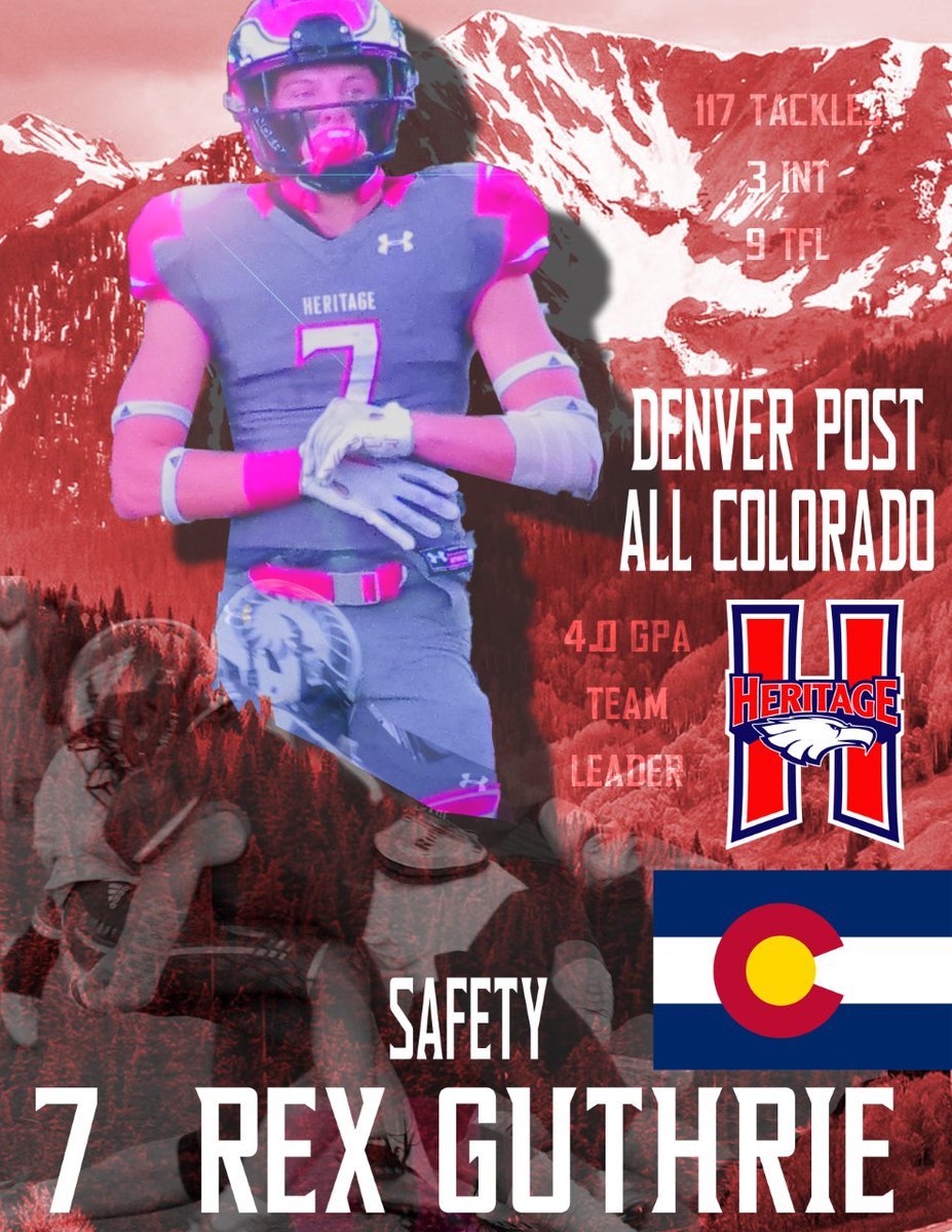 Congratulations to Junior Rex Guthrie <a href="/rex_guthrie/">Rex Guthrie</a> for being selected to the 2022 All-Colorado Football Team!  

The Denver Post’s 2022 All-Colorado football team denverpost.com/2022/12/18/202… via <a href="/denverpost/">The Denver Post</a>