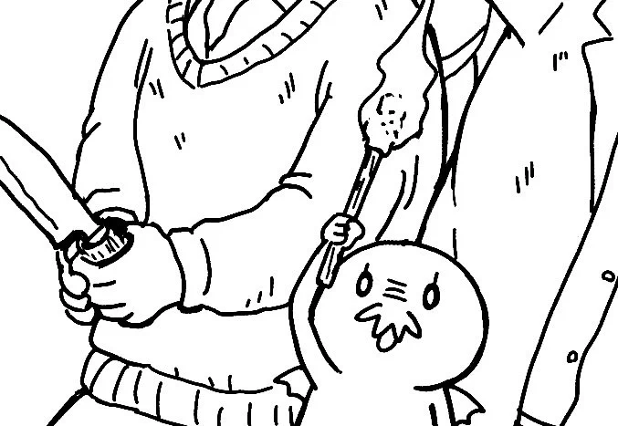 コミケのPOPとか作らなきゃなんだけどやる気にならないのでクリスマス絵描いてる 不穏 