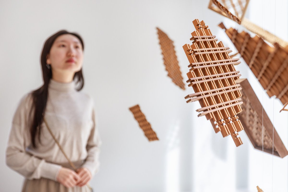 japanhouseldn's tweet photo. Transport yourself to the forests of Hida and take a journey through 1,300 years of master carpentry with a free guided tour of our exhibition, The #CarpentersLine, led by exhibition curator and Programming Director Simon Wright. See the full schedule: https://t.co/758Zhur3C7 https://t.co/v6llCSHtGX