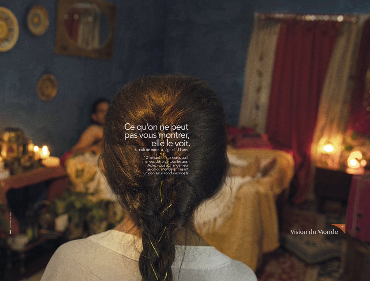 Steveagency's tweet photo. Notre dernière campagne pour @VisionduMondeFR est immontrable. https://t.co/Yu7JhxRCka