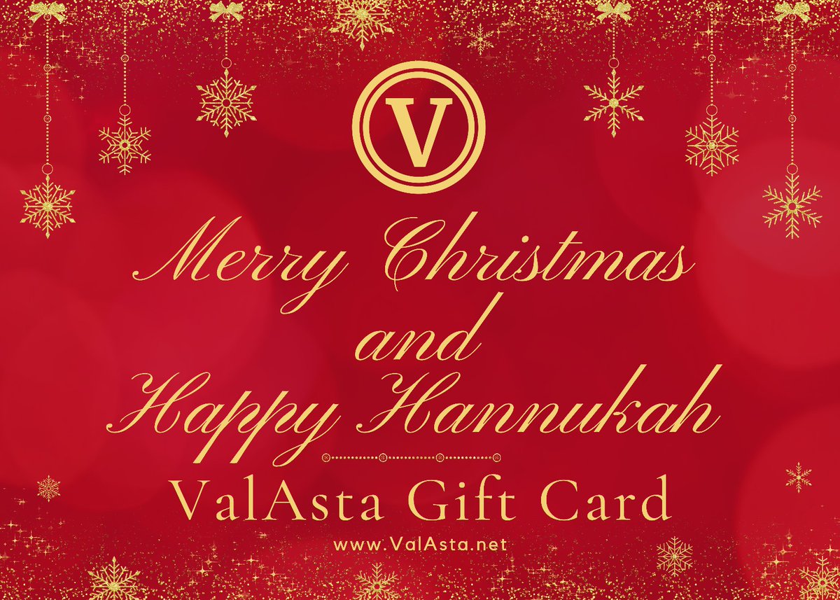 This year give the gift of health!
Christmas Gift Cards
Are Available for Purchase
in Denominations of $25, $50, $75, $100, and $500
Click link to purchase: valasta.net/products/valas…