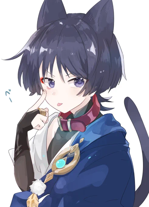 うちの子猫チャン rkgk#GenshinImpact  #scaramouche 