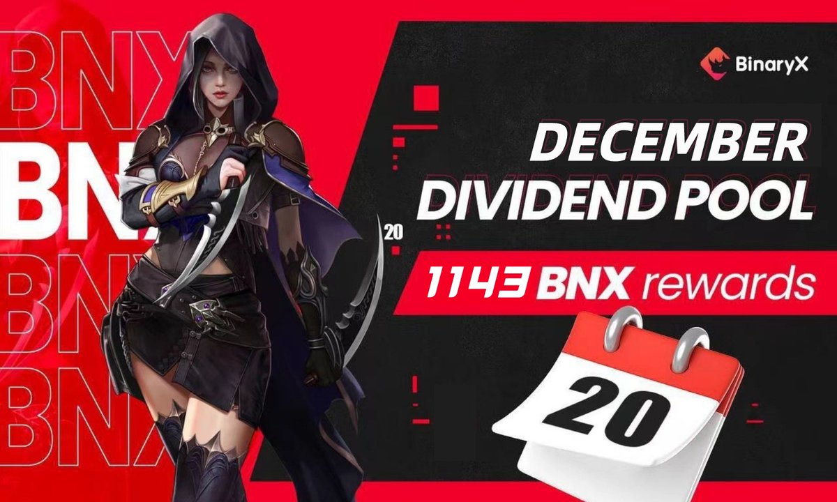 Four_FORM_'s tweet photo. 📢Guess what!?😎
The December Dividend Pool rewards of 1143 $BNX have been distributed!🎉

🔥Don't miss your chance to stake dividend heroes at any time before the 20th of each month to accumulate your shares❗️

#BNBchain #NFT #GameFi #Staking #Rewards #Airdrops #Giveaways https://t.co/AG9U7DZTBh
