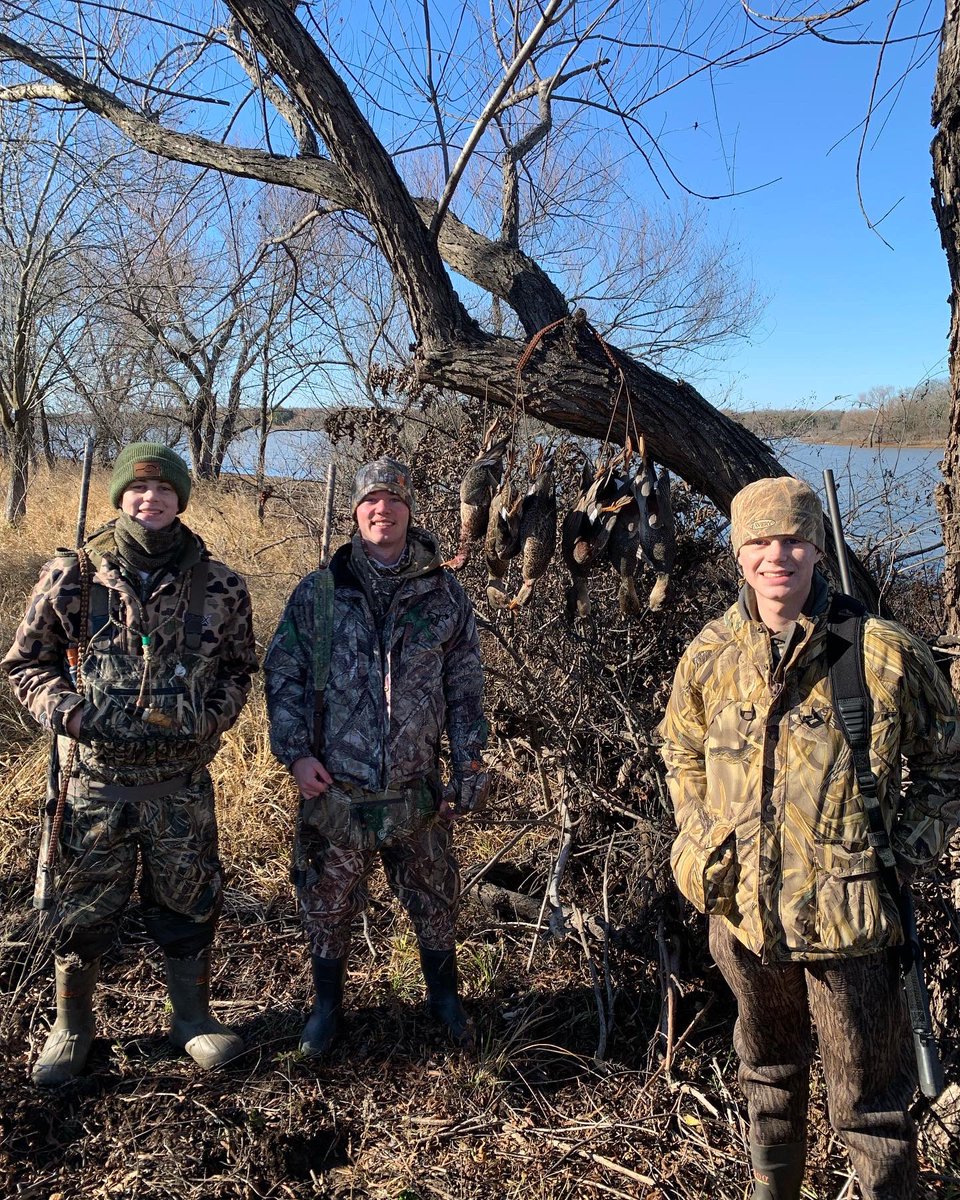 It was great getting out there this past weekend and taking my twin boys(on the ends) and a good friends son(middle). Ducks worked how we wanted them too!