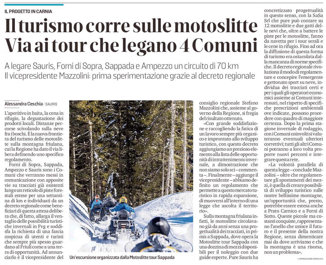 furio_honsell's tweet photo. Vogliamo un #turismo che distrugge fauna ed inquina la #montagna o vogliamo un turismo lento che tutela e preserva il #territorio? Non è andando avanti con progetti di cementificazione o dal forte impatto che si porta avanti un’idea strategica per il #turismo del #futuro in #FVG https://t.co/gJ7hzYXyWp