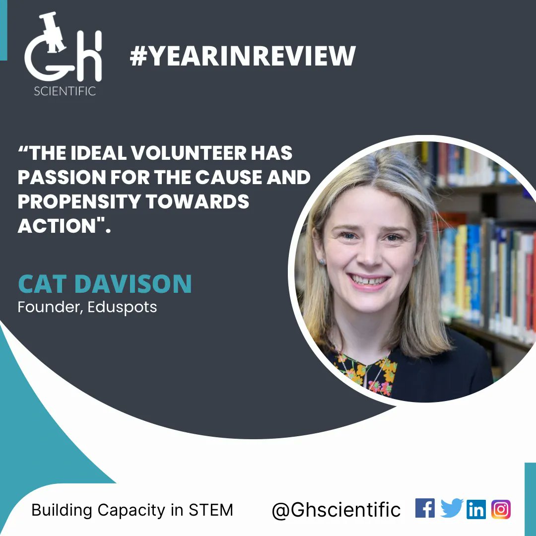 Ghscientific's tweet photo. Recapping all our favorite quotes from the year’s events.
#stem #stemeducation #stemgheek #scicomm #ghscience #ghscienctific https://t.co/sxY7Fq3scz