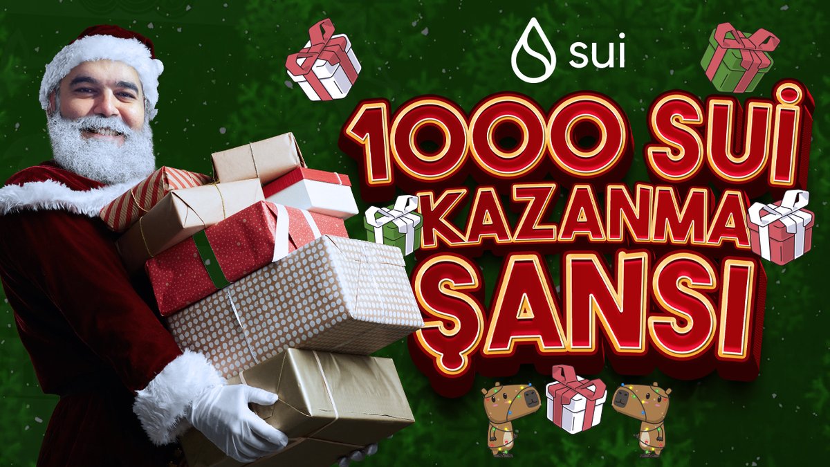 1000 SUI #Airdrop Kazanın! 🔥🚀

⚡️#SuiNetwork tarafında düzenlenen #CapyHoliday etkinliğini açıkladığımız videomuz yayında! 🎞

Katılım detayları için hemen tıklayın.👇

🔗youtu.be/B-4TKUlQGEs

<a href="/SuiNetwork/">Sui</a> #SuiEcosystem #Sui #NFT #mint #suinami