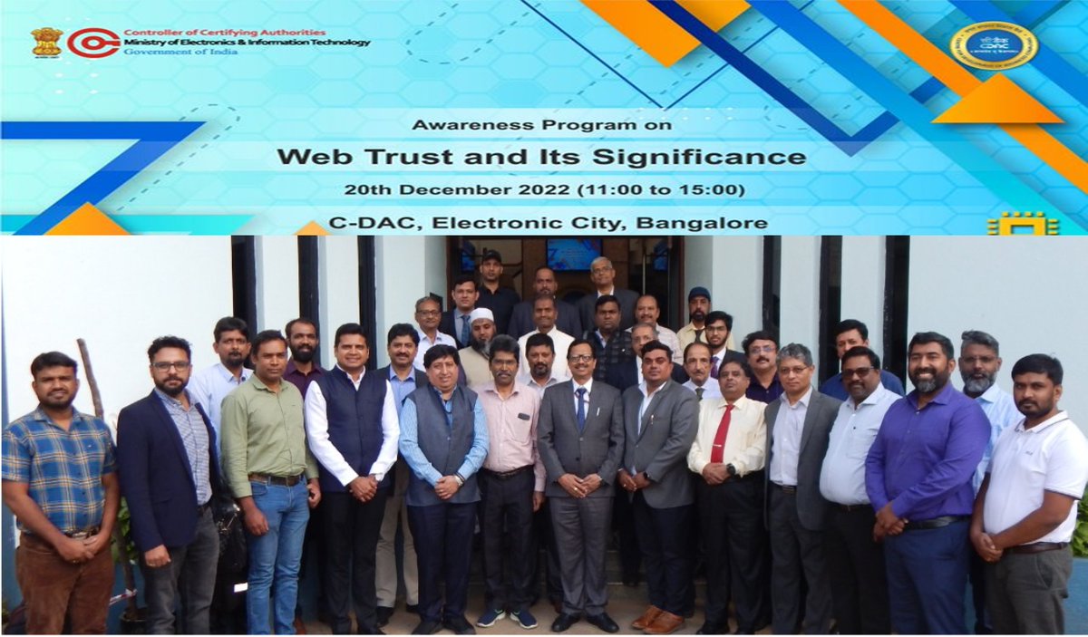 Controller of Certifying Authorities India tweet media