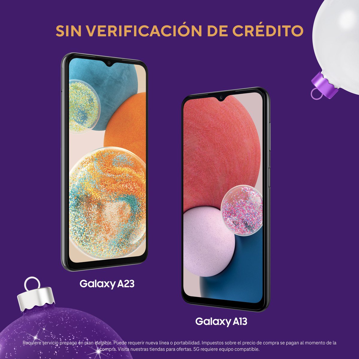 MetroTMobile_PR's tweet photo. ¡Metro tiene la mayor selección de teléfonos 5G GRATIS en prepago! Escoge tu smartphone favorito, como el Samsung Galaxy A23 o el Galaxy A13. ¡Visita nuestras tiendas alrededor de la isla y actívate sin contrato! #Prepago5G #MásAhorrosMásFiestas https://t.co/7tjDQ8XSpZ