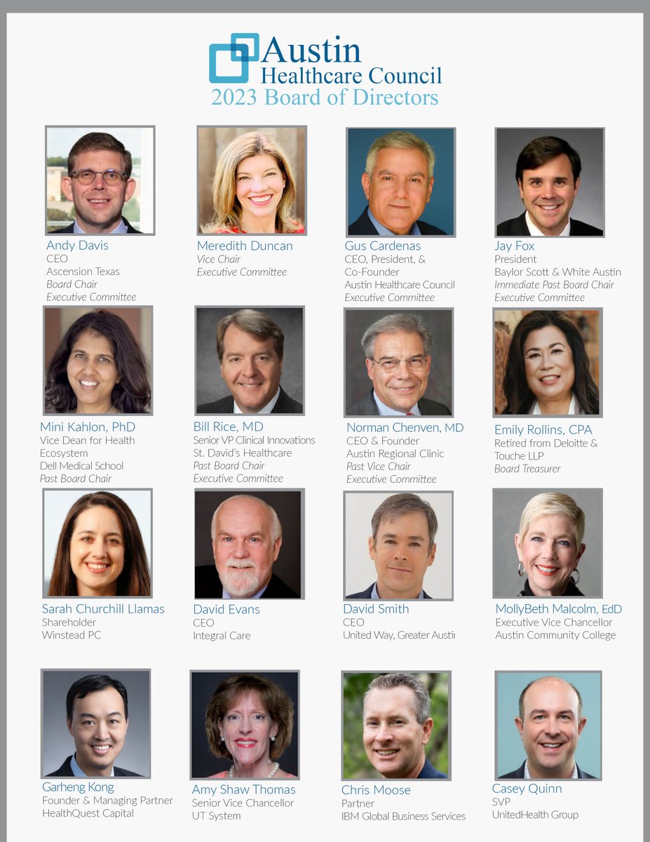 Austin Healthcare Council tweet media