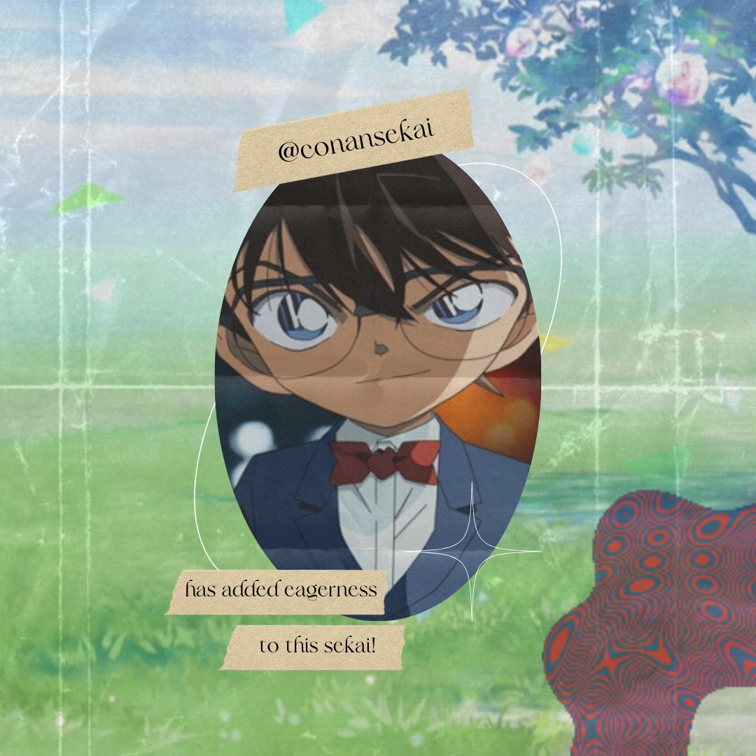 LinoIeat's tweet photo. I thought the world I entered last week was supposed to be my new world. But instead, I discovered my emotions there and it's time to return back, but with new profound feelings. This has been Shinichi Kudo/Conan Edogawa, who added eagerness to our untitled SEKAI! https://t.co/z7FIh9CZhp