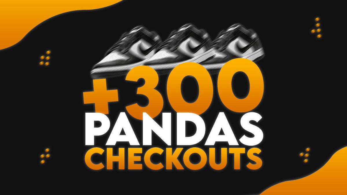 AAShoppingBot's tweet image. First drop after release went well ... 🕵️♂️
More than 300 Dunks Black & White checkouts from our members !
Anyone wants to try the bot for 1 full month ? 🧐
Subscribe + RT + Like. 🍀
