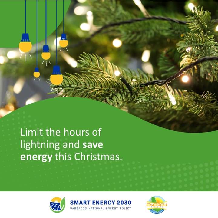 Remember to unplug your Christmas lights when leaving home. Let's prevent fire and save energy. More information about energy efficiency in our website: smartenergybarbados.com #EnergyChampion #SmartEnergy2030 #EfficiencyLighting