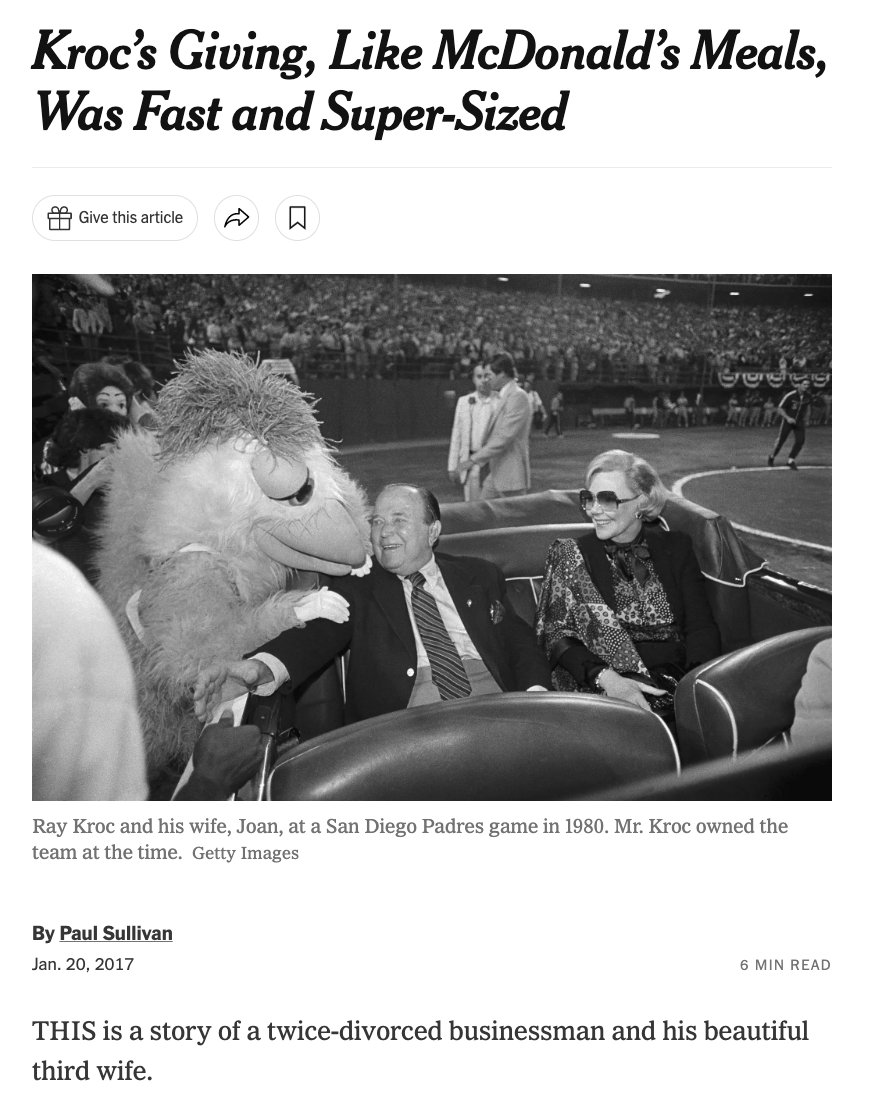 MattZeitlin's tweet image. or when you give to local orgs, name brand orgs, and stuff that you're kinda randomly interested in with little process, this is often how it gets covered  nytimes.com/2017/01/20/you…