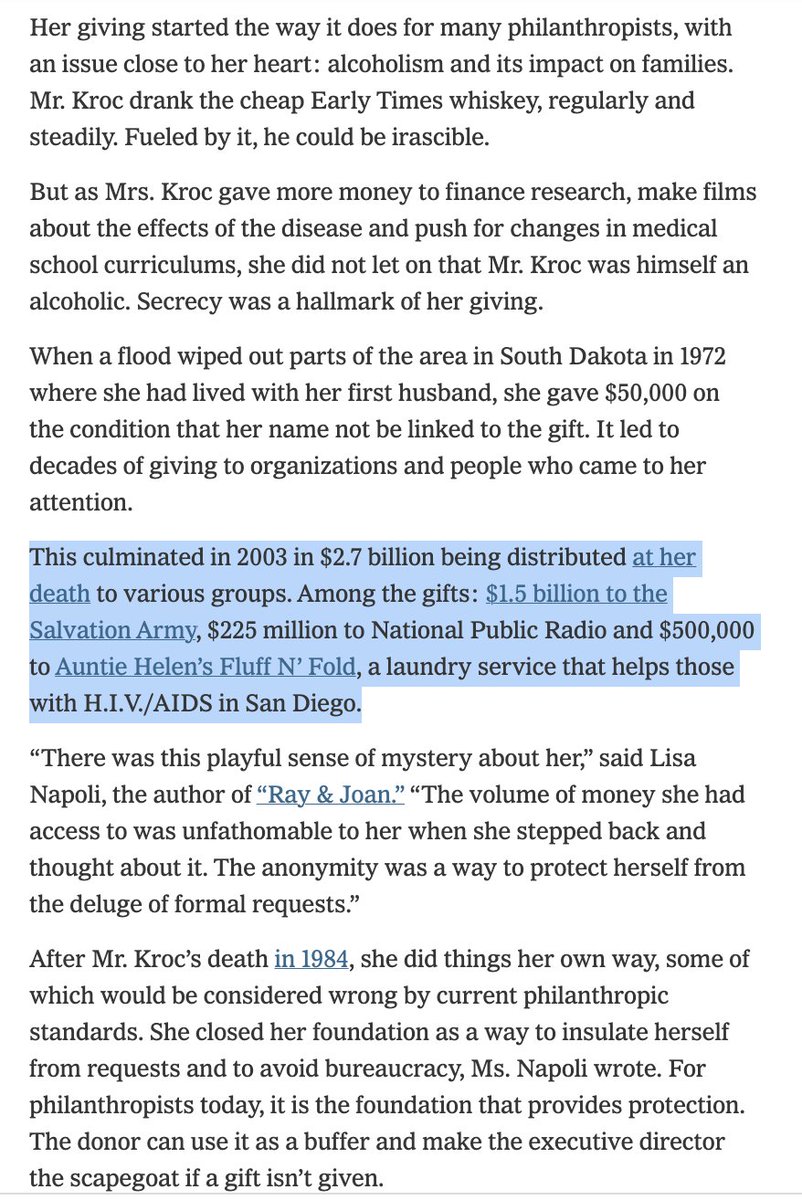 MattZeitlin's tweet image. or when you give to local orgs, name brand orgs, and stuff that you're kinda randomly interested in with little process, this is often how it gets covered  nytimes.com/2017/01/20/you…