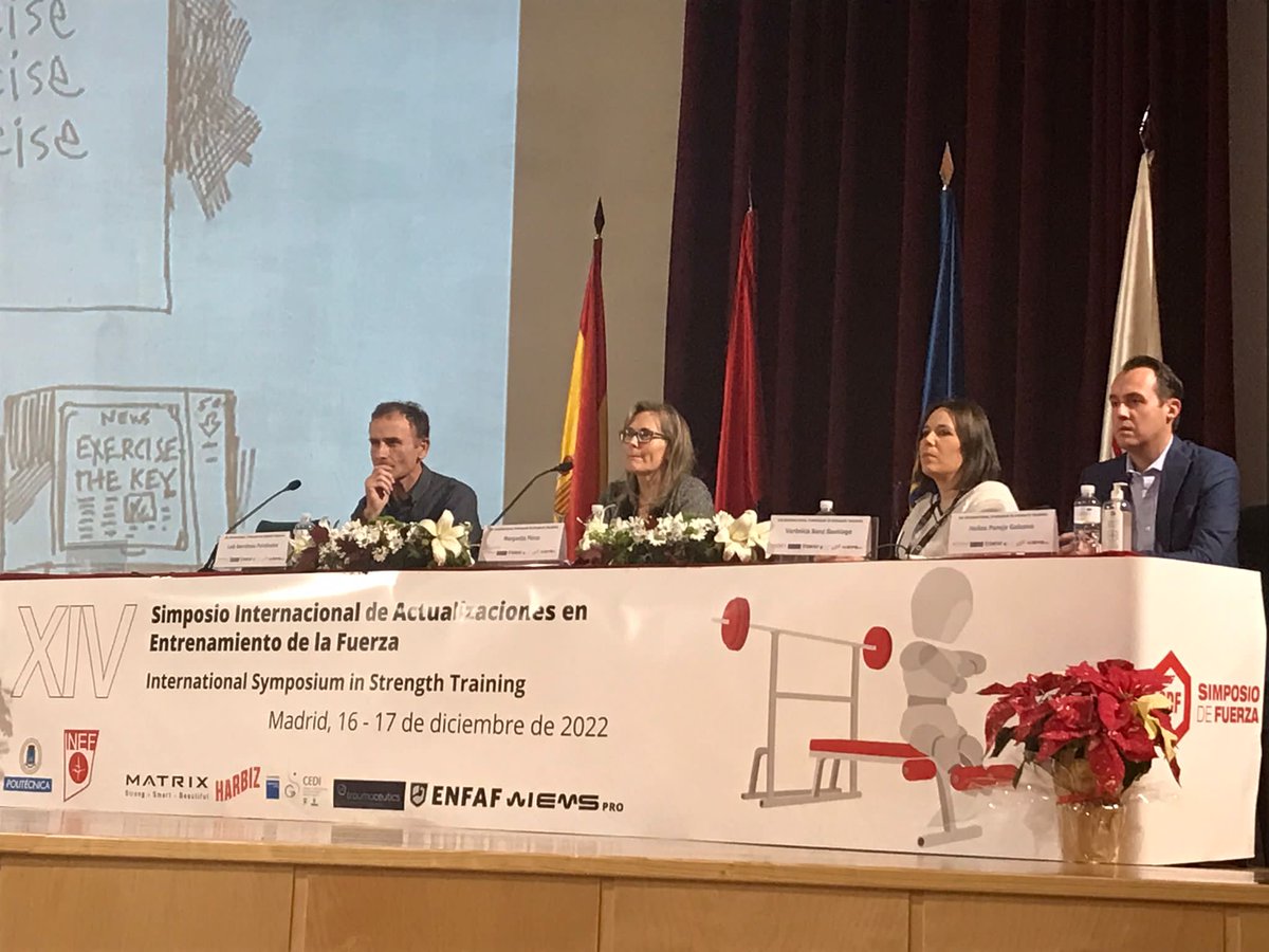 HeliosPareja's tweet photo. Agradecer a Margarita Pérez, @anabpeinado, Pedro J Benito y @GrossMarcela su invitación y hospitalidad en el reciente @SimposioFuerza @inefmadrid, donde pude reencontrarme con muchos colegas y aprender de grandes expertos. Enhorabuena por la organización! https://t.co/ncGr8SRBJI