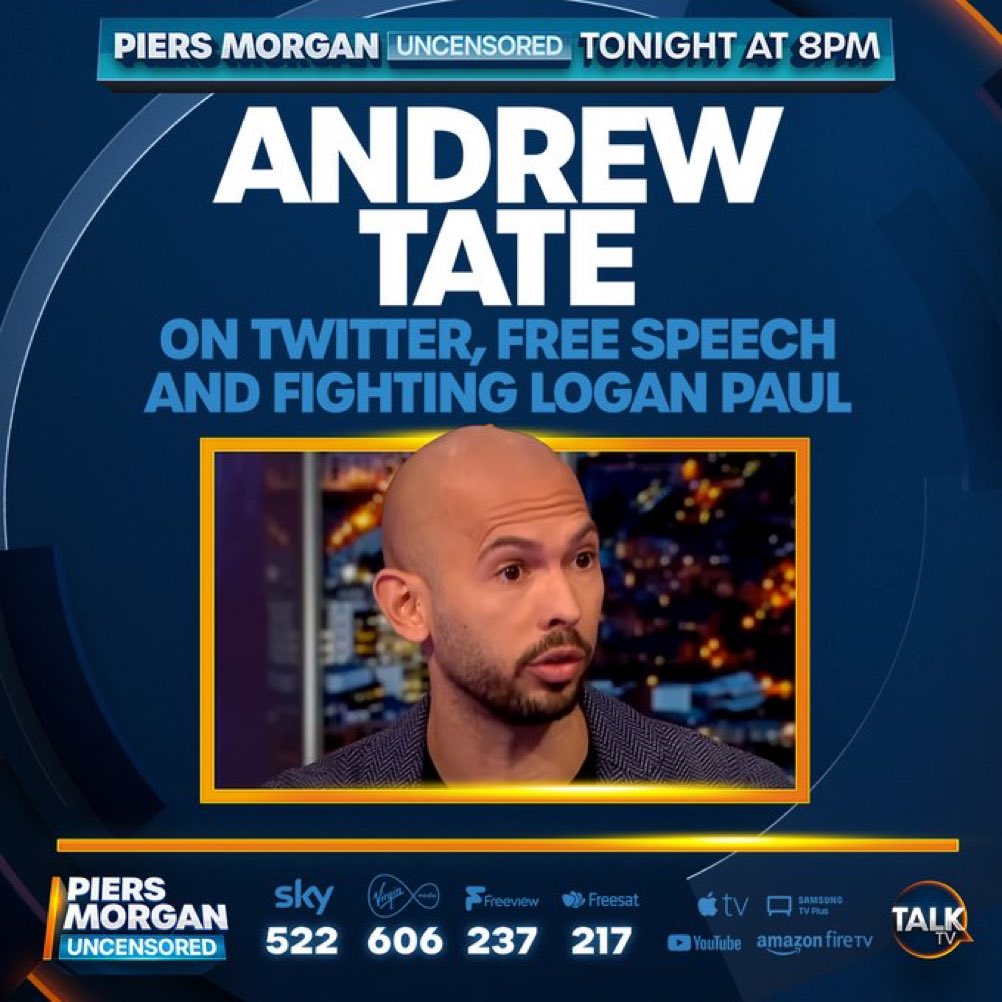 Piers on Twitter "Our first interview blew up the and