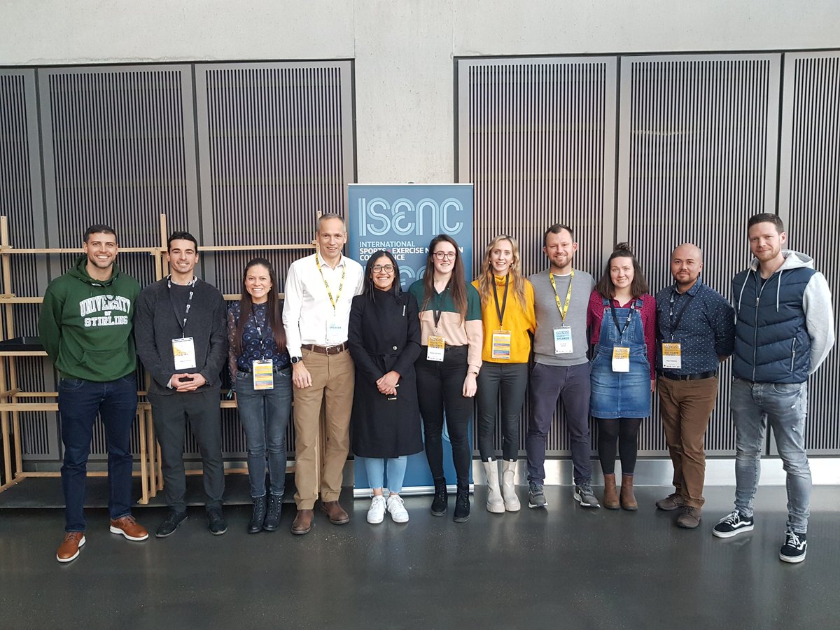 Great to catch up with current and former students/staff from <a href="/PENRGUStir/">PhysExNutr UStir</a> <a href="/StirUni/">University of Stirling</a> at <a href="/sportexercise/">ISENC & PROMISE</a> in Manchester these past few days.