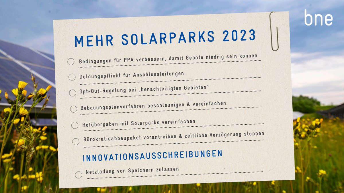 bne_news's tweet image. Wie schon im November bei #Solarparks gingen auch im Dezember bei allen #EEG-Ausschreibungen deutlich weniger Gebote ein, als Volumen ausgeschrieben war. Bei der #Innovationsausschreibung gab es sogar nur ein Gebot. Das kann und muss sich 2023 ändern. t1p.de/devht