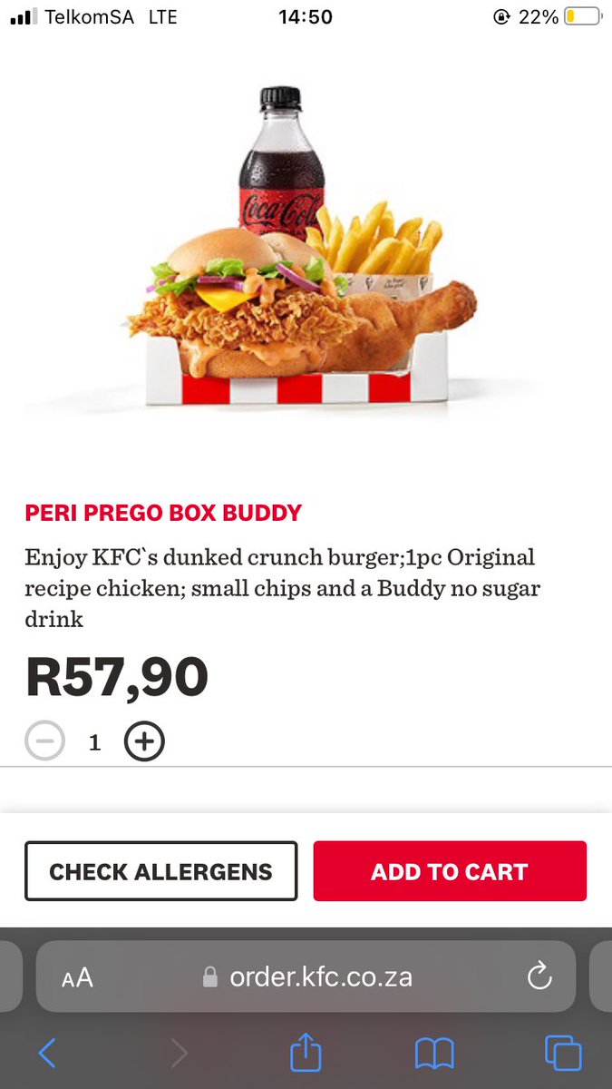 Future_BeKay's tweet image. #kfc this is how i got my peri prego box meal… shame