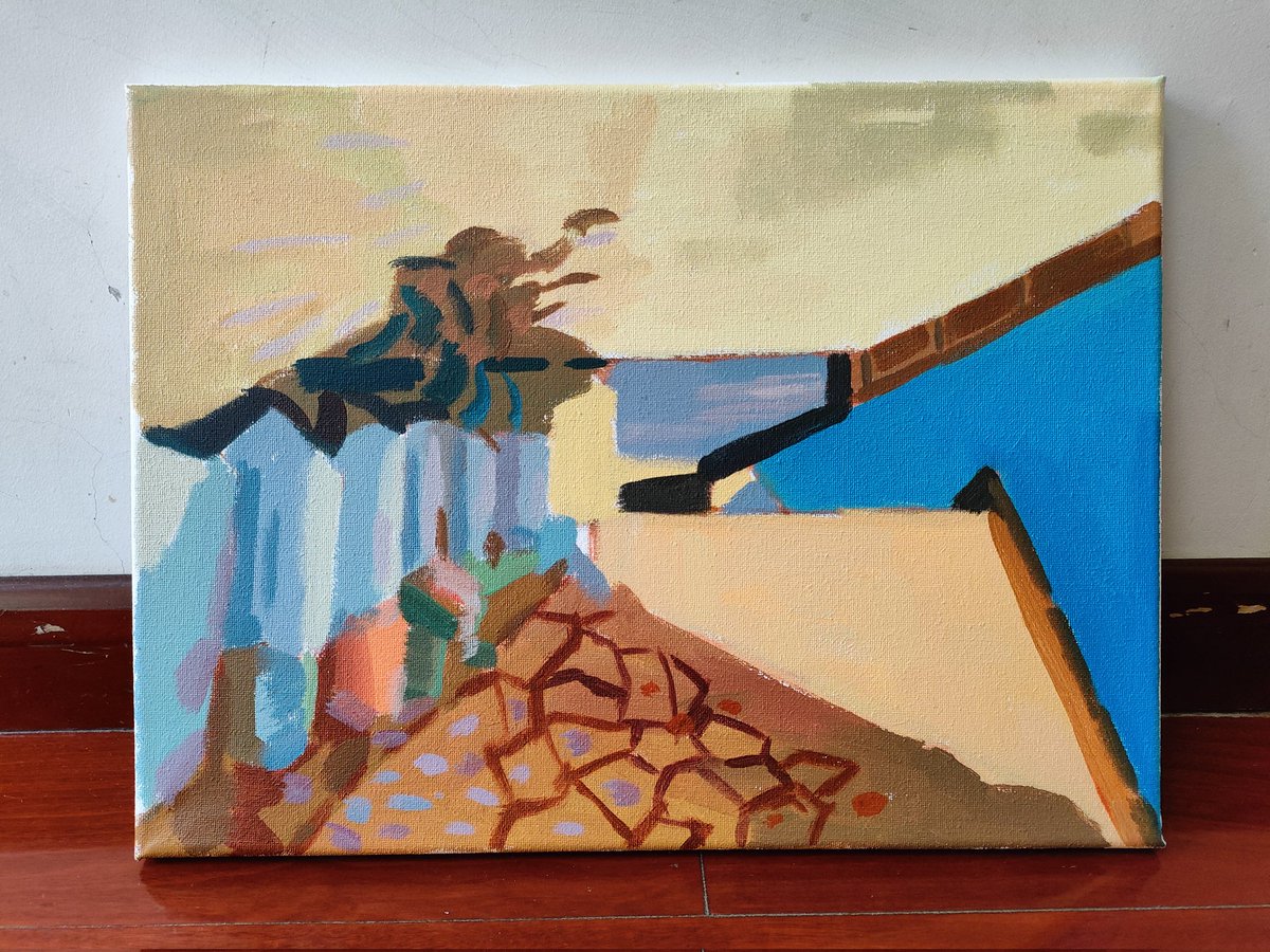 侧着看！奇怪！