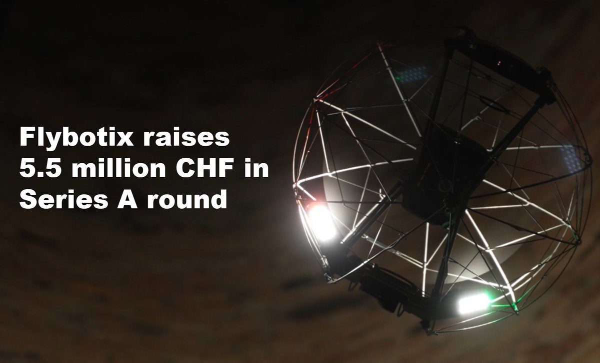 Flybotix a leading confined space drone technology company raises 5.5 million CHF in Series A round! Check out our website to read the complete story.