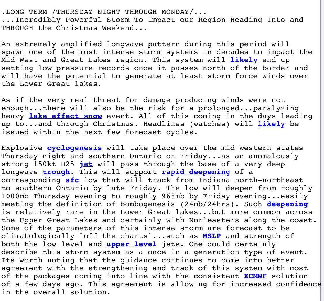 stormwx1's tweet photo. “One could certainly describe this storm system as a once in a generation type of event” per NWS BUF AFD. https://t.co/LjxQXuV10K