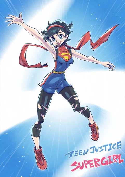 TEEN JUSTICE SUPERGIRLティーンジャスティスのスーパーガールがカワイイ。フィギュア出ないかな。 