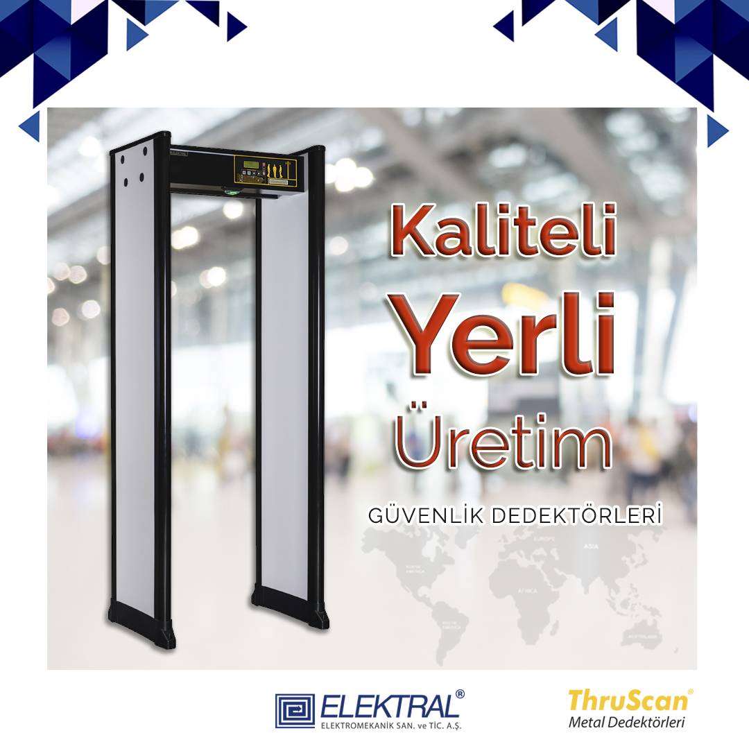 Türkiye’de ilk ve tek üretim,yerli malı Kapı El Tipi Metal Güvenlik Dedektörlerimizle; Bakanlıklar, PTT,Jandarma Genel Komutanlığı, Anıtkabir, Cumhurbaşkanlığı, Adliye Sarayları,Konsolosluklar, Ortadoğu ve Avrupa’nın hapishanelerine kadar binlerce kurumun güvenliği sağlanmaktadır