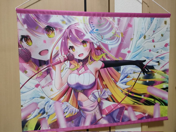 アイドルジブリールのグッズまとめです!タペストリー、アクリルパネル、クリアポスターを作ってみましたー! 